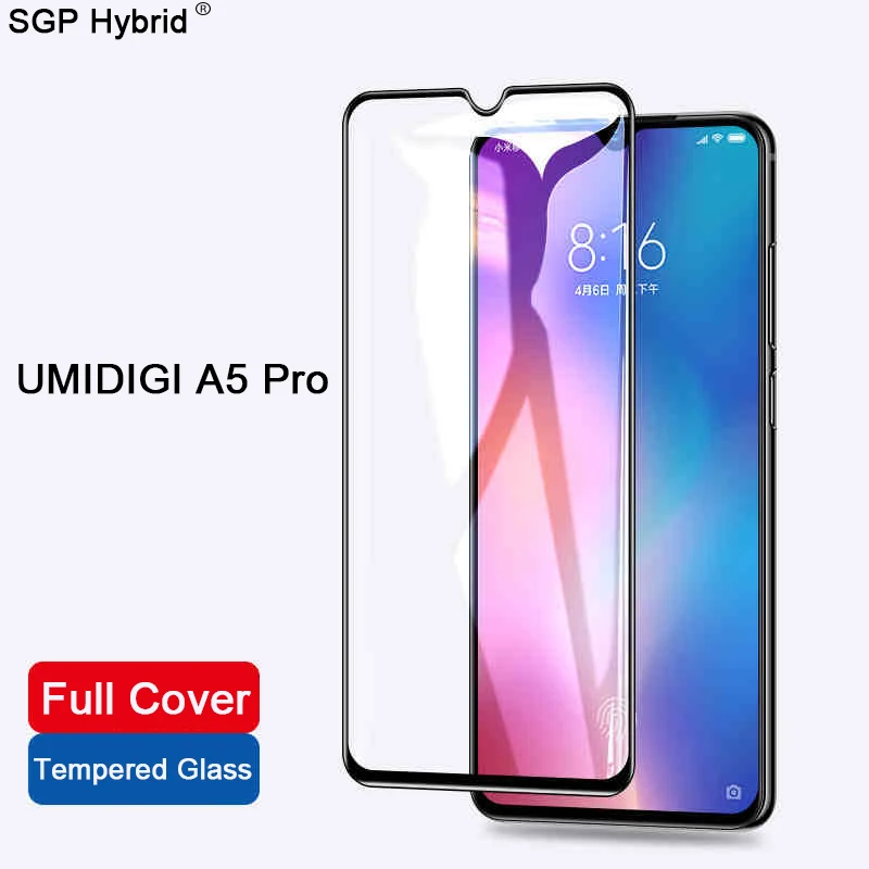 Полноэкранный протектор из закаленного стекла для UMI umidigi A5 Pro Защитная