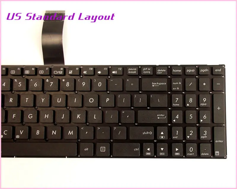 Новая клавиатура с американской раскладкой для ноутбука/ноутбука Asus R505 R505C R505CA