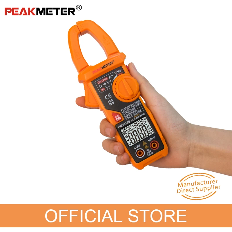 Умный измеритель зажимов PEAKMETER PM2018S портативный цифровой мультиметр переменного
