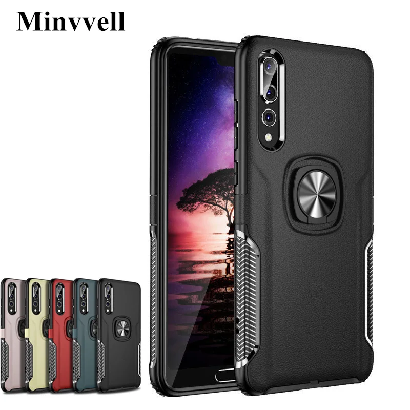 Чехол для Huawei P20 Pro Lite P20Pro роскошный магнитный автомобильный держатель чехол Nova 3e