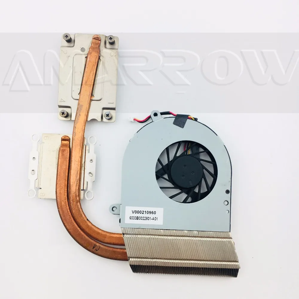 Охлаждающий вентилятор для ноутбука TOSHIBA L650 L655, вентилятор V000210930