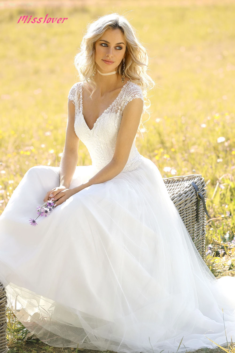 Robe de mariee сексуальное кружевное свадебное платье с v-образным вырезом и открытой спиной Новое пляжное свадебное платье с роскошными кристаллами vestidos de noiva