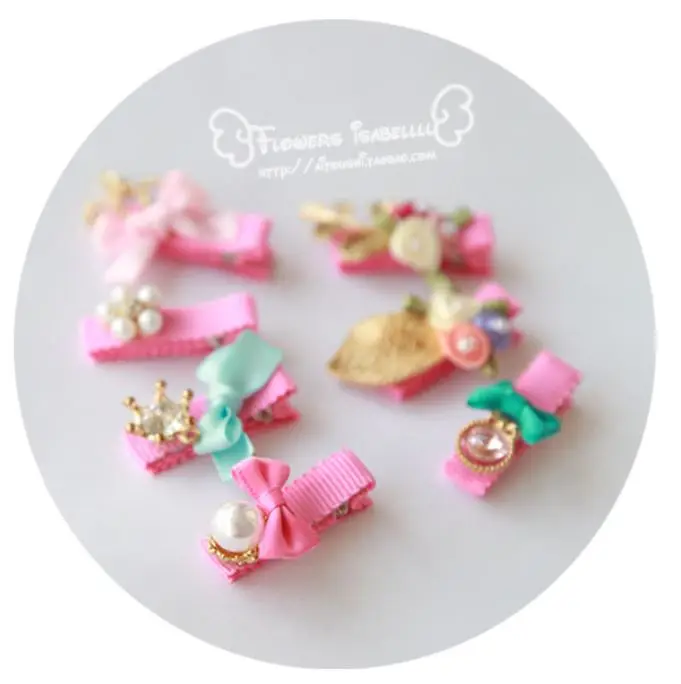 Заколки для волос YANXIAN Pinky Flower девочек детская заколка милые заколки аксессуары