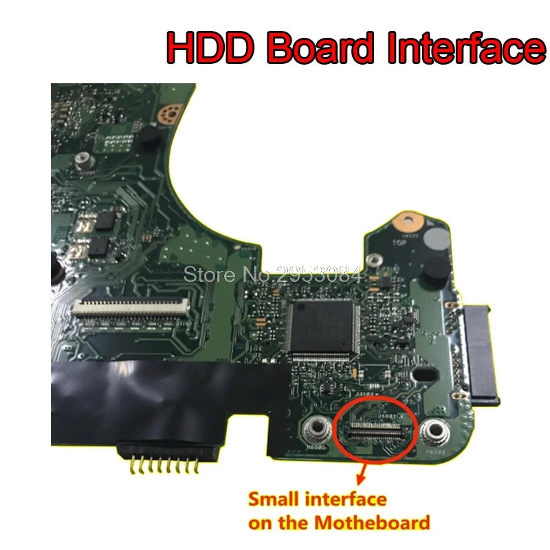 Интерфейс на плате HDD и Материнская плата For Asus X555S X555SJ A555S K555S|interface|interface board |