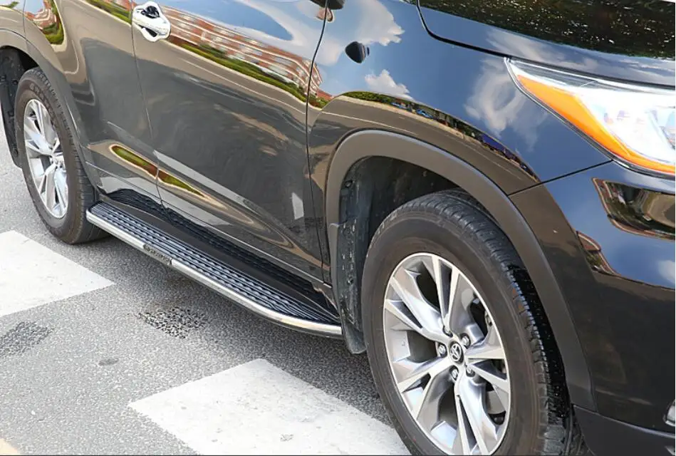 Автомобильные подножки для Toyota Highlander 2015.2016.2017 Боковые педали высокого качества