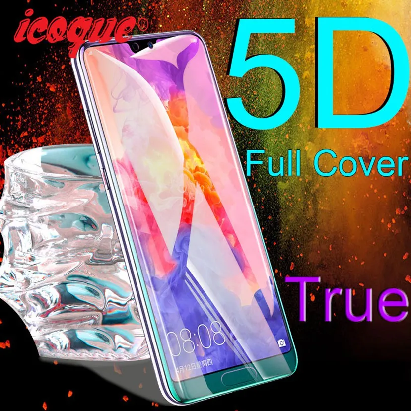 5D закаленное стекло для Huawei P30 P20 Lite P10 Plus Mate 10 Pro Защита экрана Honor 20 8X Стекло 9H |