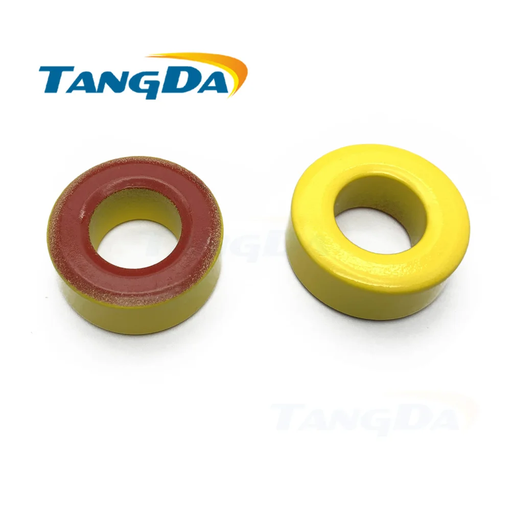 

T106 8 Iron powder cores T106-8 OD*ID*HT 27*14*11.5 mm 45nH/N2 35uo Iron dust core Ferrite Toroid Core toroidal yellow red PR