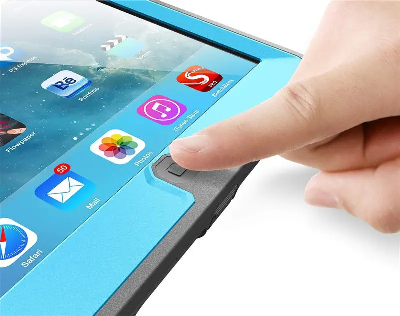SUP чехол для ipad Air Чехол UB Pro полный корпус прочный двухслойный Гибридный защитный чехол со встроенной защитной пленкой