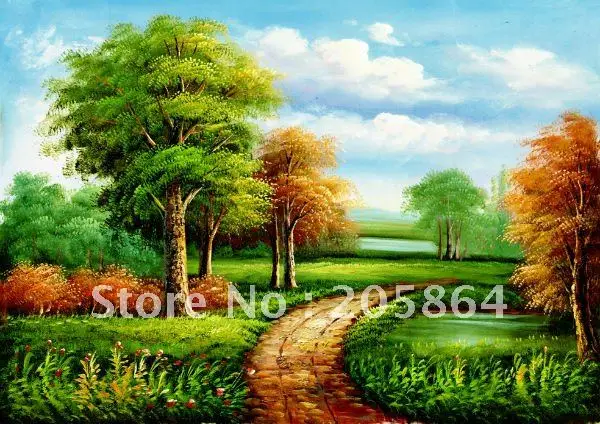 

Hot sale craft tapestry,scenery style fabric decor picture,wall hinging 20x25cm