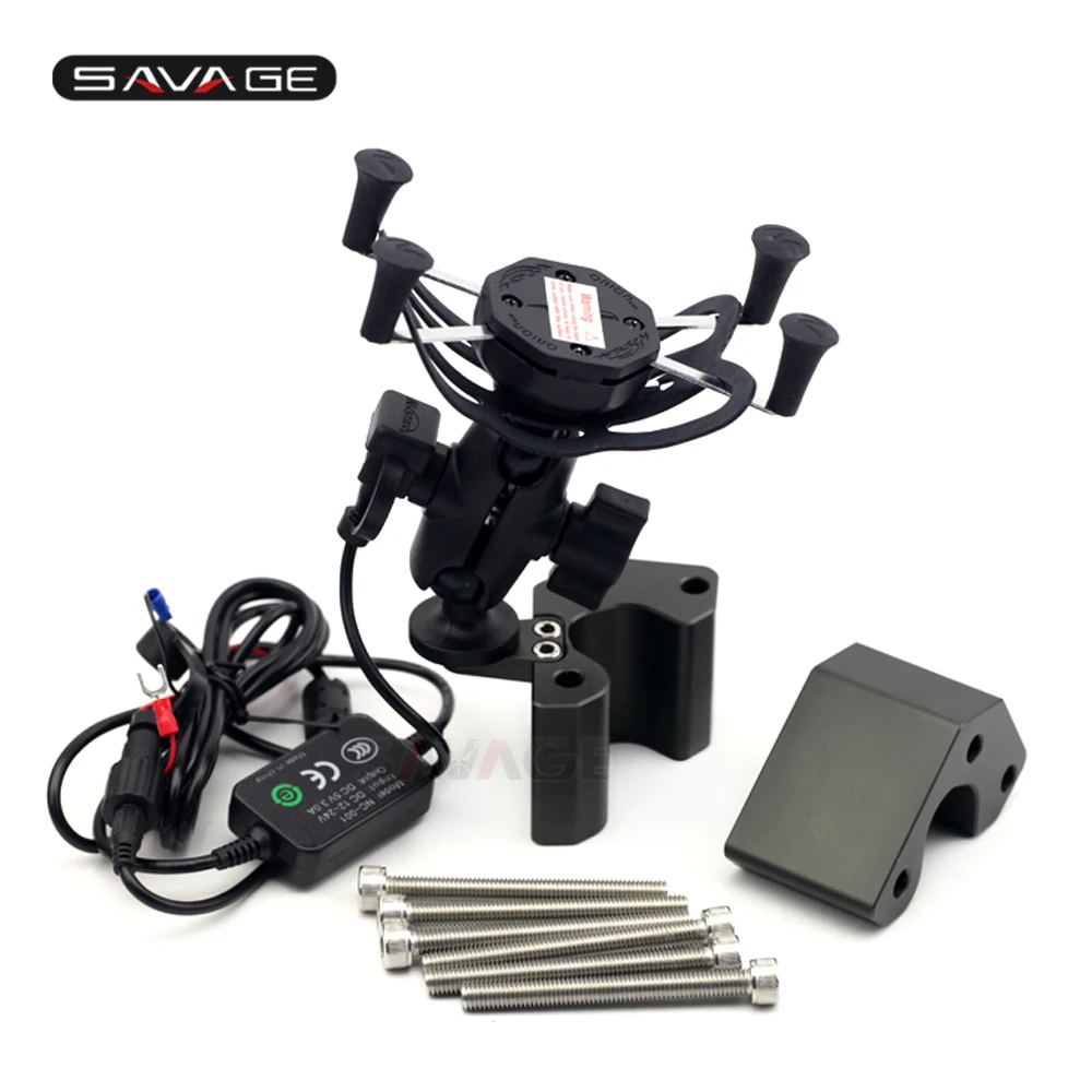 Gps навигационный кронштейн руль для KAWASAKI GTR/ZG 1400 GTR1400 ZG1400 CONCOURS 14 держатель для мобильного телефона USB зарядное устройство