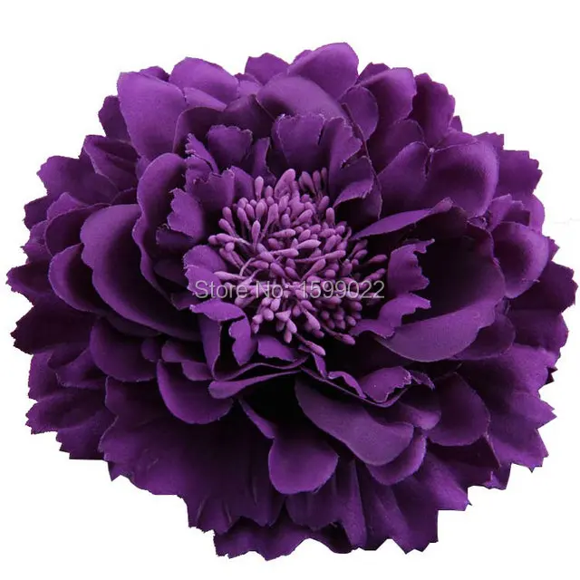 12 шт./лот праздничные большие заколки для волос с искусственными цветами