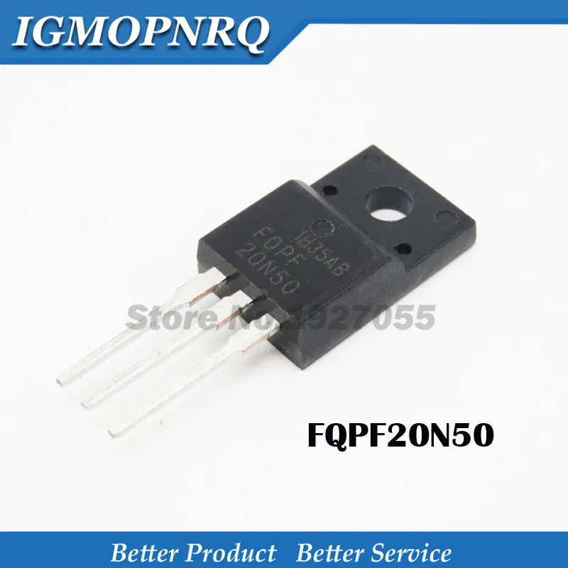 

10pcs/ FQPF20N50 20N50 TO-220F 20 a 500 v field effect tube