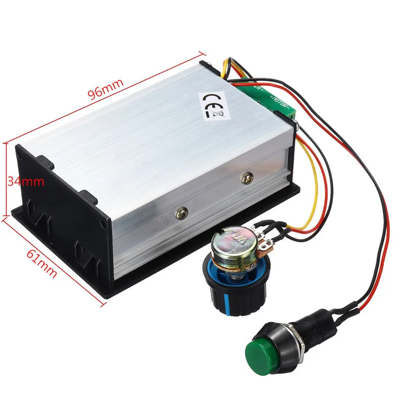 DANIU Mini 30A DC Мотор Скорость ШИМ контроллер Регулируемый контроллер двигателя с цифровым дисплеем DC6V-60V 0A-30A
