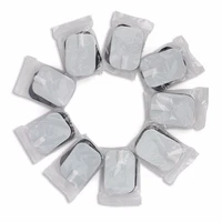 lot 10pcs self adhesive replacement tens electrode pads for dc 2 5mm 2 4 pins way acupuncture needle pin lead massage 6x4 5cm
