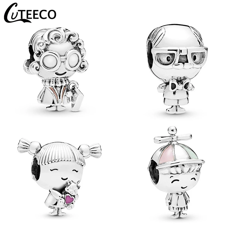 Бусины шармы CUTEECO серии член семьи подходят для брендового браслета женщин 2019
