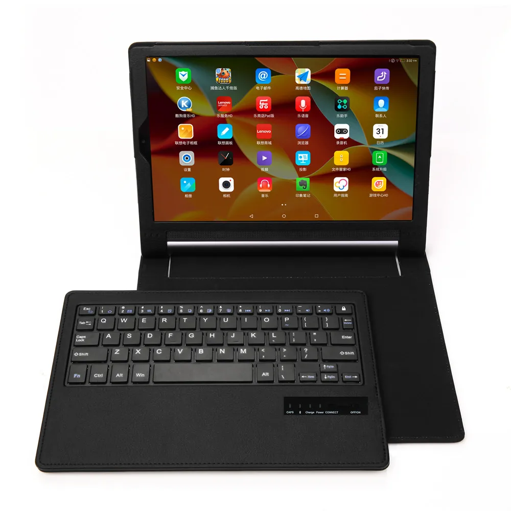 Чехол подставка из экокожи для Lenovo Yoga Tab Tablet 3 10 YT3 X50 X50F X50M X50L 2 в 1 + Съемная