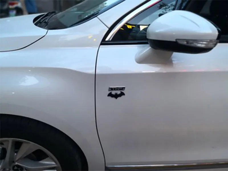 Автомобильные 3D наклейки металлический значок Бэтмена Эмблема для Lada kalina granta priora