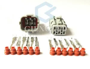 2 комплекта, 6 штырьков, 7123-7464-40, 7222-7464-40 автомобильный Соединительный светильник, лампа, торцевой фонарь, штекер для Buick, KIA, Ford, Hyundai