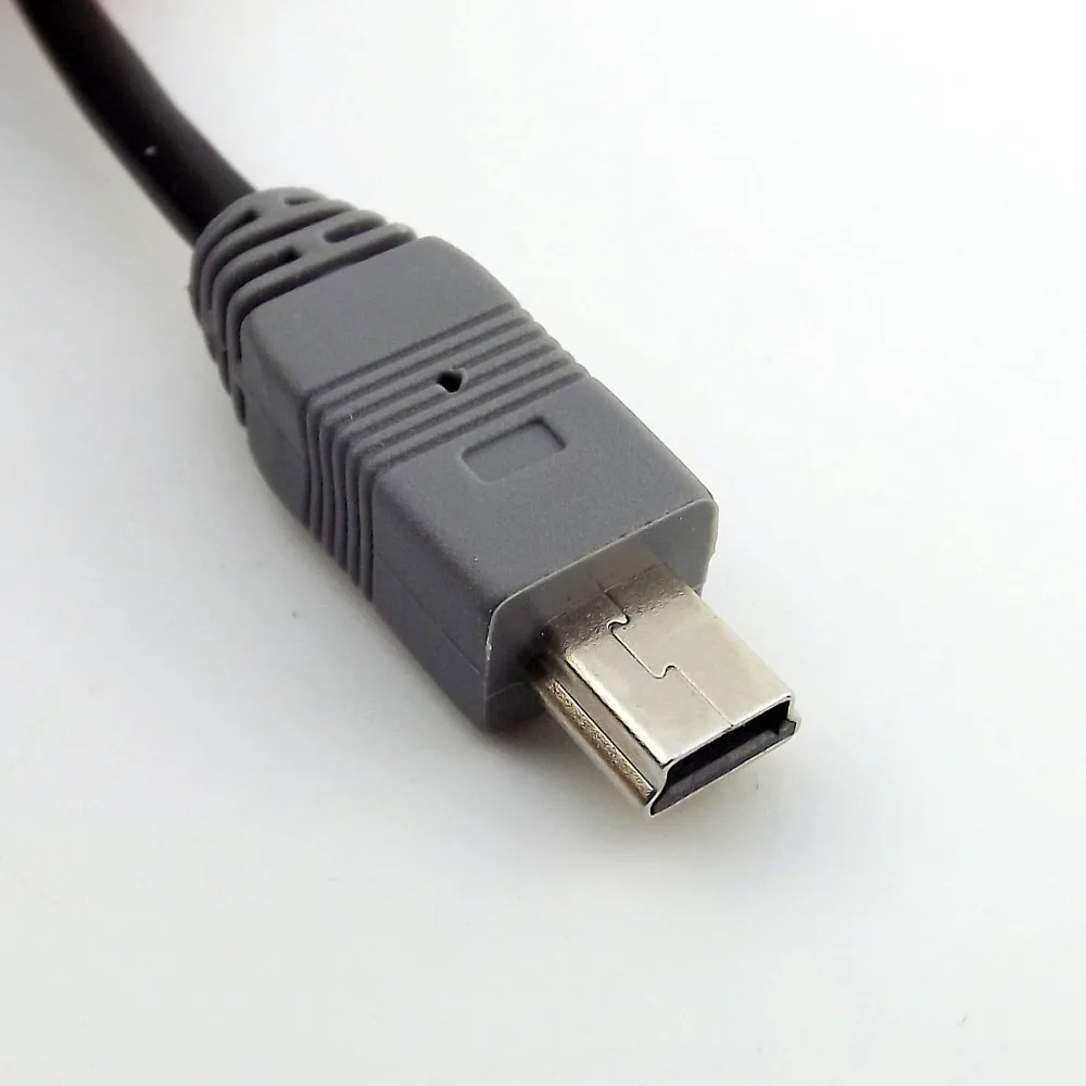 1 шт. Mini usb type B штекер Micro B штекер 5 Pin конвертер OTG адаптер Ведущий кабель для передачи данных 20 см/1 м 3 фута