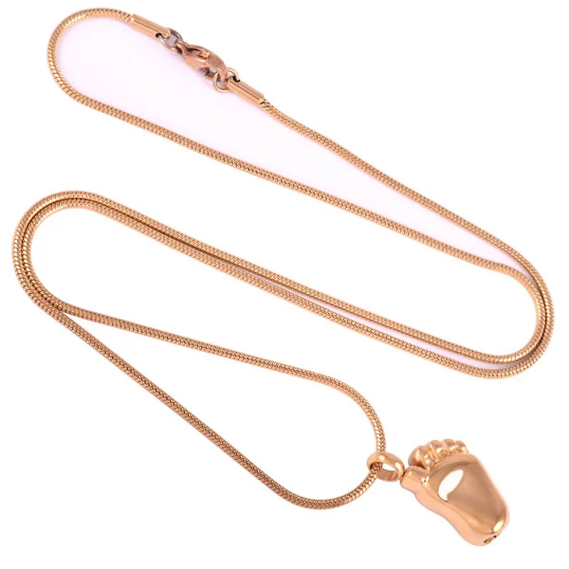 IJD8041 детская ножная форма из нержавеющей стали памятный сувенир для кремации