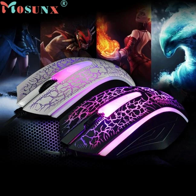 Mosunx Simplestone 2400 точек/дюйм USB Проводная оптическая игровая мышь для ПК ноутбука