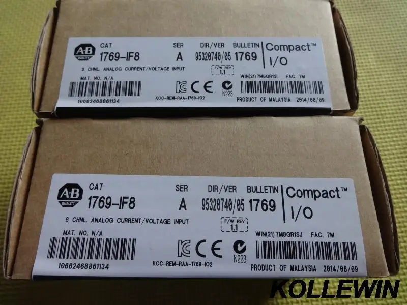 Бесплатная доставка Новый оригинальный Allen Bradley 1769-IF8 CompactLogix 8 Pt аналоговый