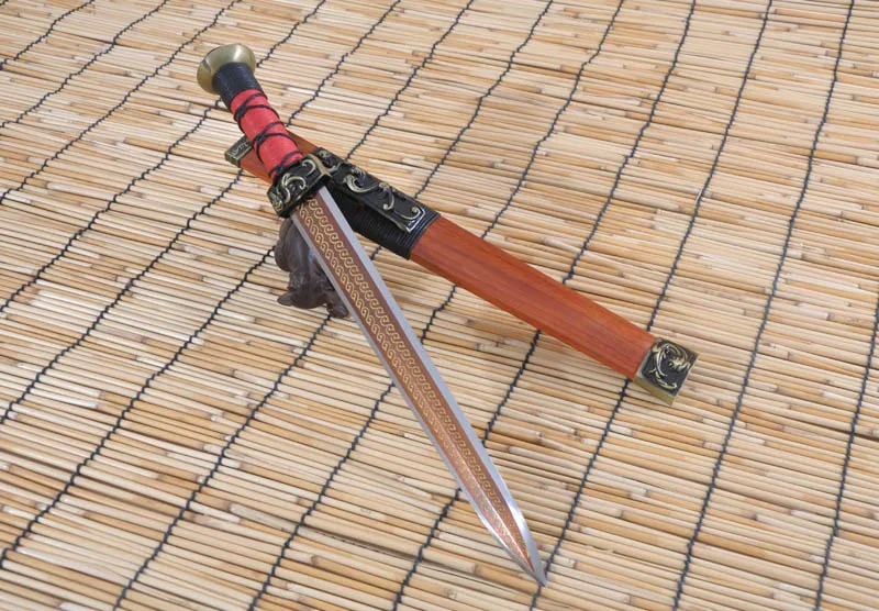 Полностью ручной работы китайский меч династии Хань домашний декор 1060