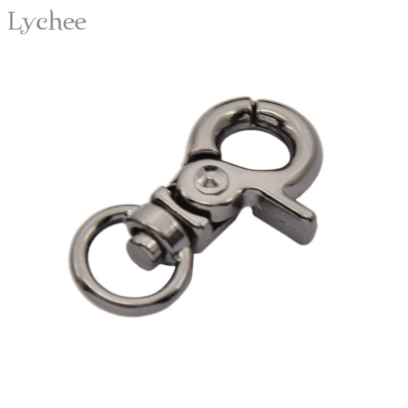 

Lychee Life 10pcs/Lot Lobster Clasps Trigger Clips Snap Buckles Hooks for Bags DIY Handmade Sewing Accessories