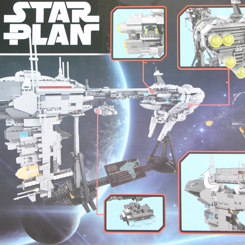 Блок Star Plan UCS EF76 Nebulon B медицинский эскорт фрегат строительные блоки модель