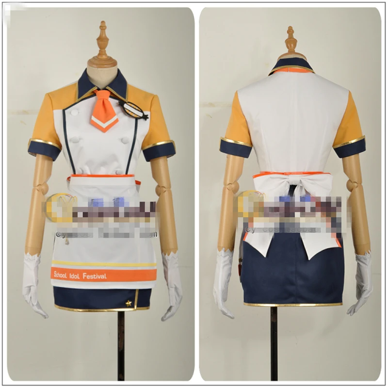 Японский маскарадный костюм Amine Lovelive Kousaka Honoka платье с мороженым на заказ лидер