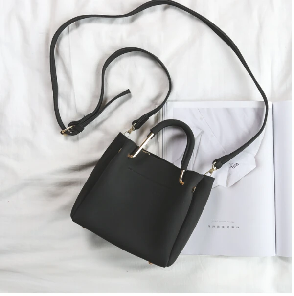 Модная женская маленькая подходящая ко всему сумка-мешок на одно плечо сумка в