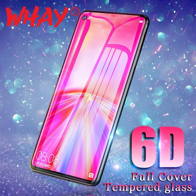 6D закаленное стекло для Huawei Honor View 20 Pro 20s 8X 10i 20i Защитное P20 P30 Mate Lite P Smart 2019|Защитные