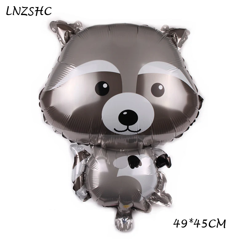 1 шт. детская игрушка в виде енота лисы обезьянки Ежика|Воздушные шары и