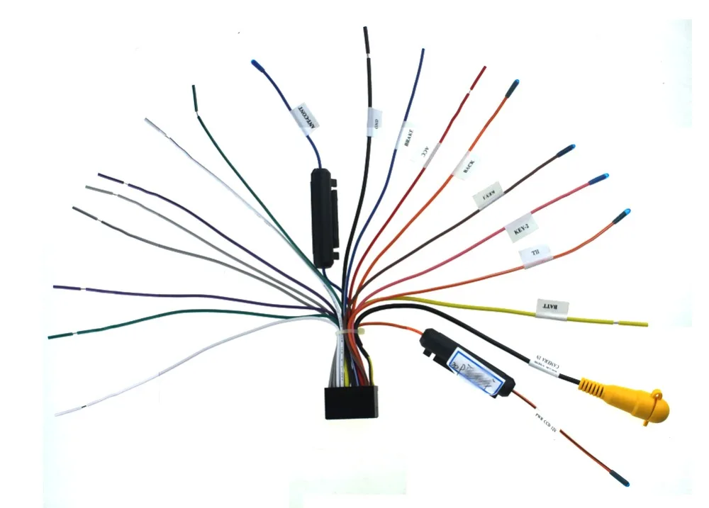 Жгут проводов Универсальный ISO жгут автомобиля радио адаптер кабеля питания