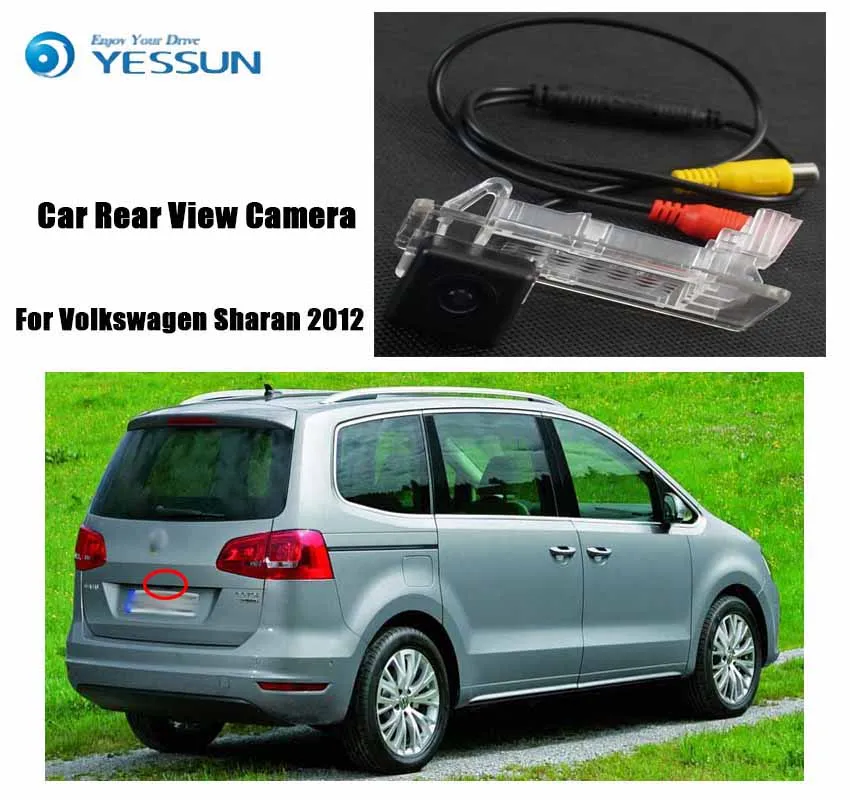 Камера заднего вида YESSUN водонепроницаемая парковочная камера для Volkswagen Sharan 2012