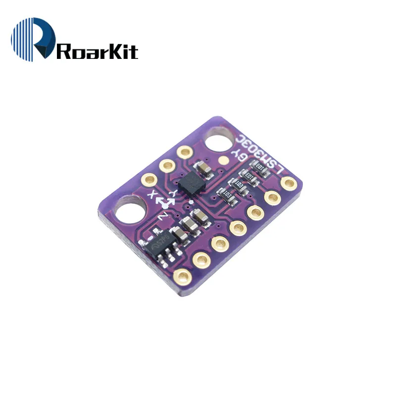 6 градусов Freedom Breakout LIS3MDL магнитометр LSM303C GY-LSM303C модуль ускорения для Arduino |