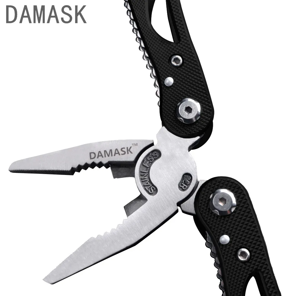 Damask брендовые комбинированные складные плоскогубцы многофункциональные