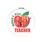 JWEIJIAO, лучшее складное компактное зеркало для учеников, ручное зеркало, карманное зеркало для Счастливого Дня учителя, для девушек, для учителей истории, зеркало FQ476