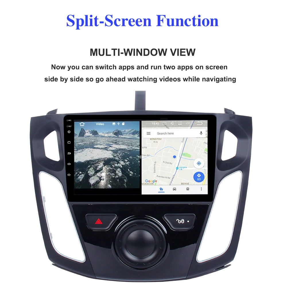 Автомагнитола для Ford Focus 2012 2013 2014 2015 Android 8 0 радио IPS экран Wi Fi RDS навигация