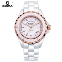 casima fashion women for bracelet watch luxury ceramic ladies quartz movement gifts for girl rhinestone wrist watches 6702