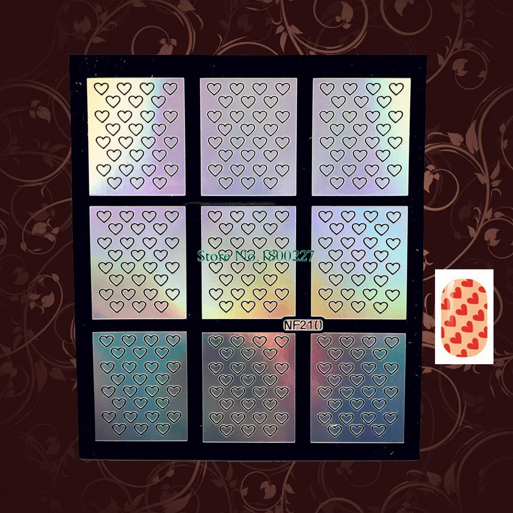 1 шт. сексуальная пантера лазерная Голография наклейка для дизайна ногтей