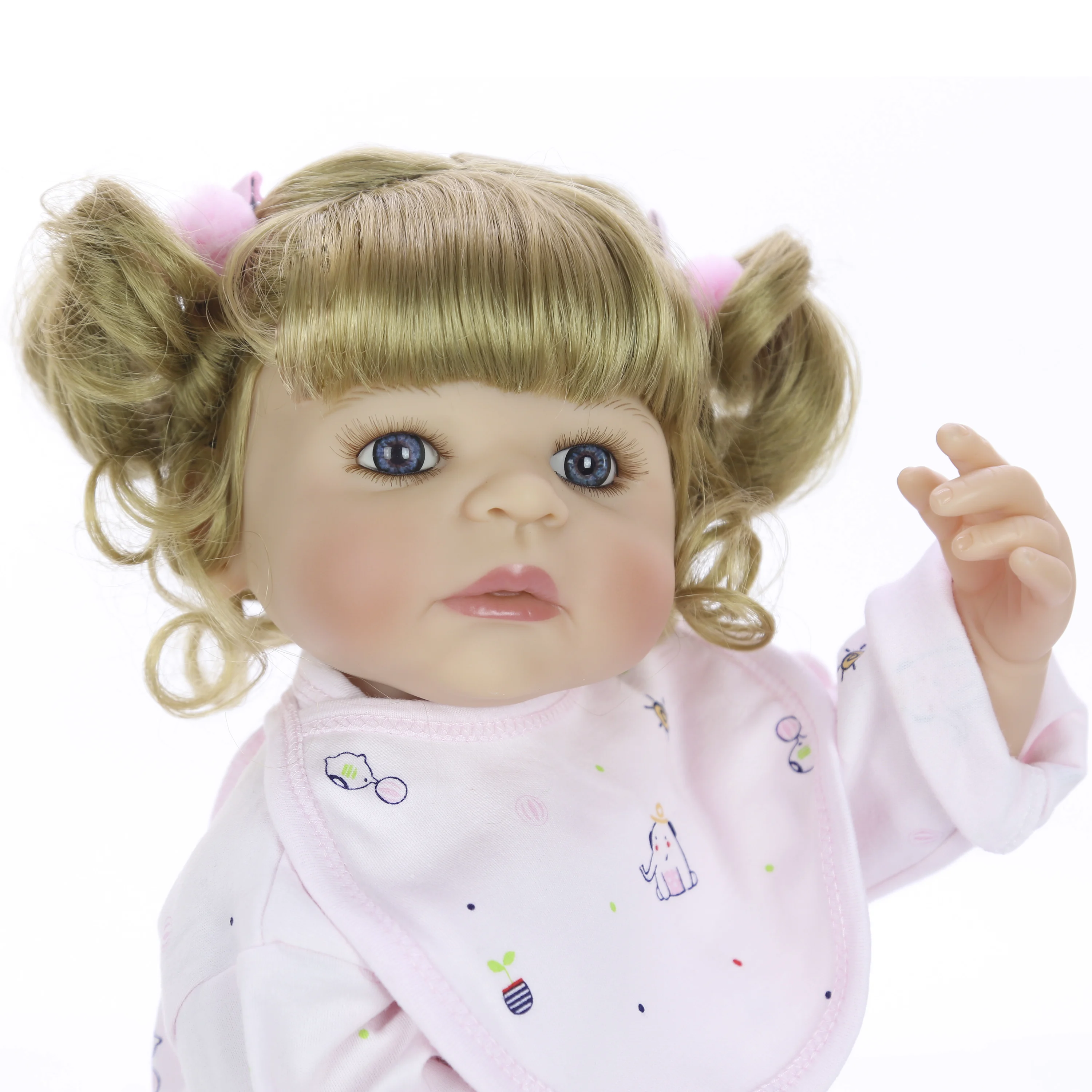 KEIUMI 22 дюйма модная Кукла Reborn Alive Girl силиконовая Реалистичная кукла принцессы для