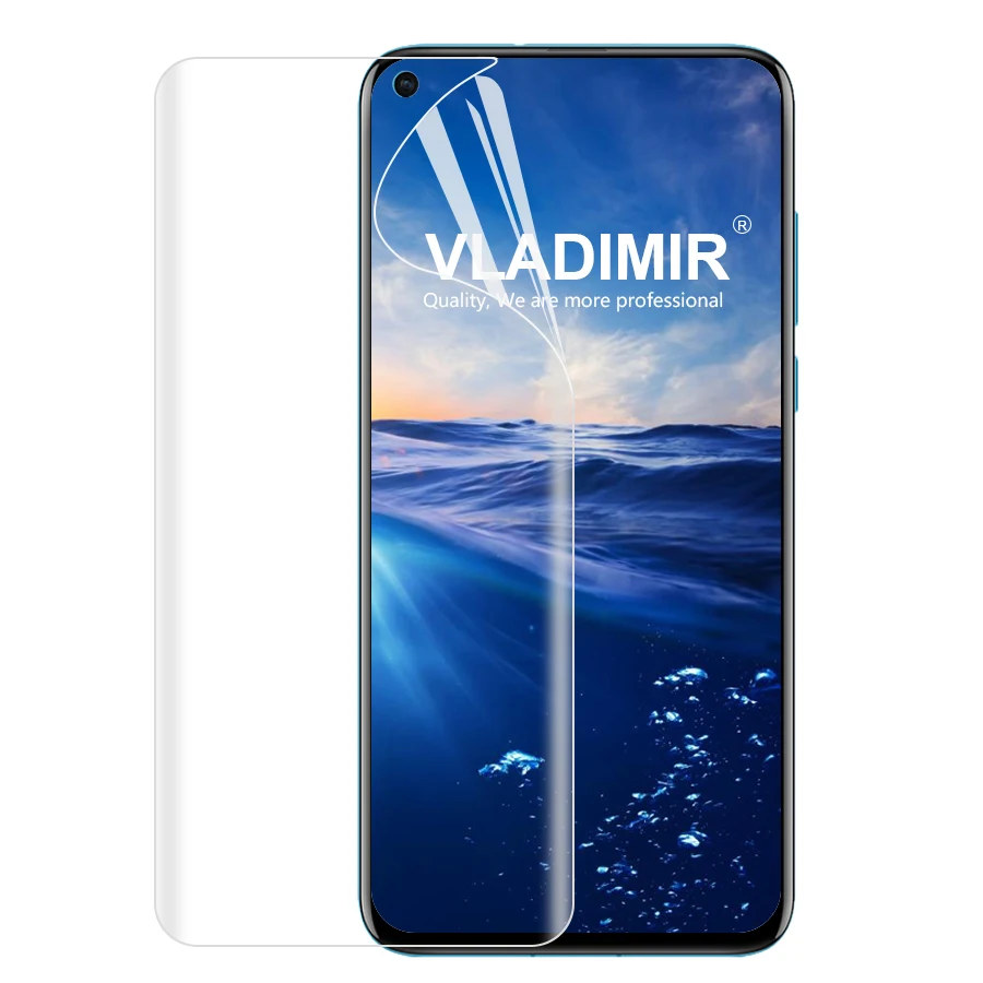 Vladimir 2Pcs/lot Front and Back 3D Transparent Full Cover Soft TPU for Huawei Nova 4 Clear Screen Protector Film | Мобильные