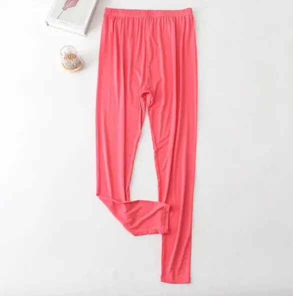 watermelon red Одежда для отдыха женские пижамные штаны Модальные хлопковые пижамы брюки повседневные новые пижамы брюки весна осень брюки низ 5XL - Цвет: watermelon red