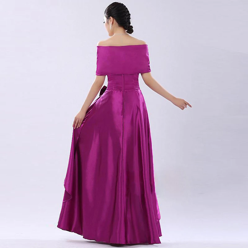 Новинка 2020 модные платья для матери невесты атласное платье в пол с бантом и