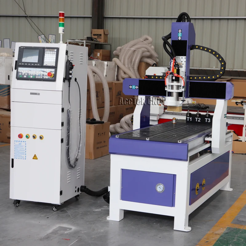 CNC 6090 кВт atc водяной охлаждающий шпиндель маленький металлический автоматический