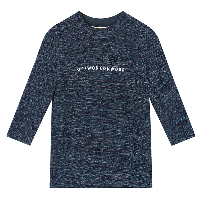 Женская футболка с круглым вырезом ELFSACK белая Повседневная буквенным принтом