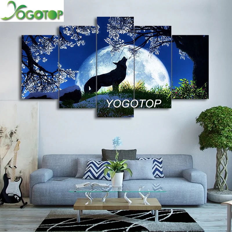 YOGOTOP DIY Алмазная вышивка крестиком на рисунке Наборы полный 5D площадь дрель