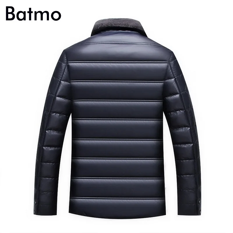 Batmo 2017 новое поступление высокое качество 90% белый пуховик для мужчин винное зимнее пальто ветрозащитное
