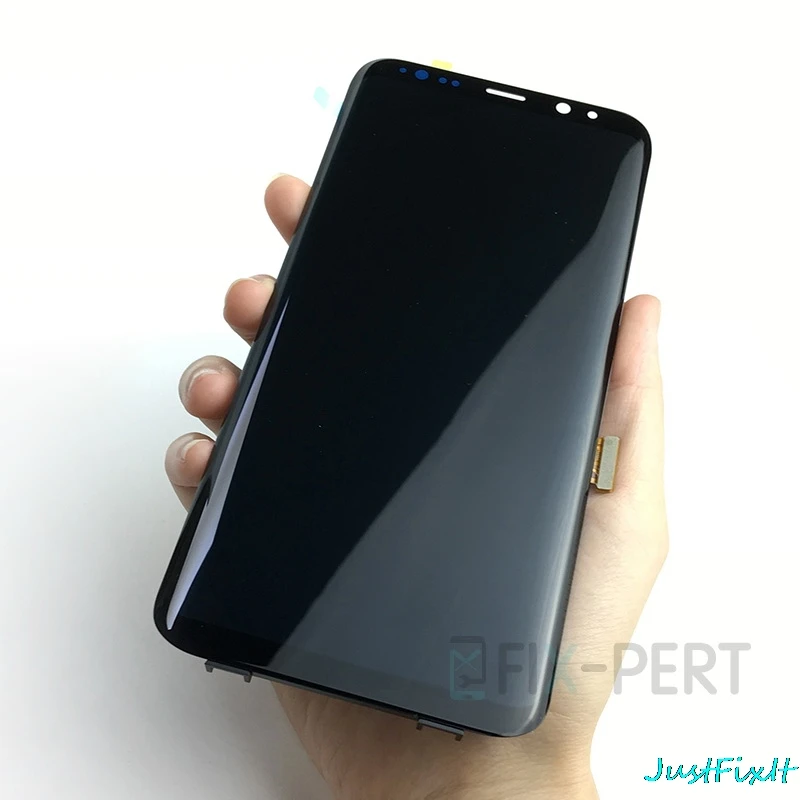 Для samsung S8 S8 плюс G950 G950F G950u G955 G955F G955U ЖК-дисплей с рамой Дисплей кодирующий преобразователь сенсорного экрана в сборе